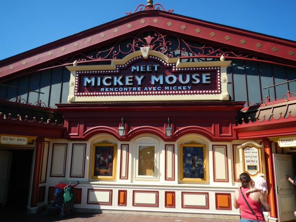 Rencontre avec Mickey à Disneyland Paris